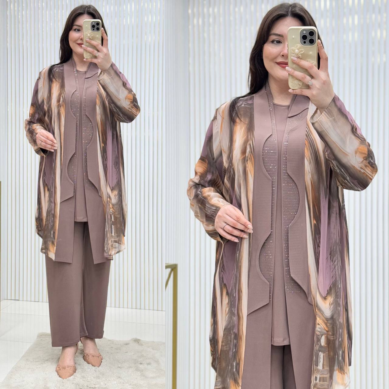 Azize 3 - Piece Set 💎💛 - Oubella Fashion
