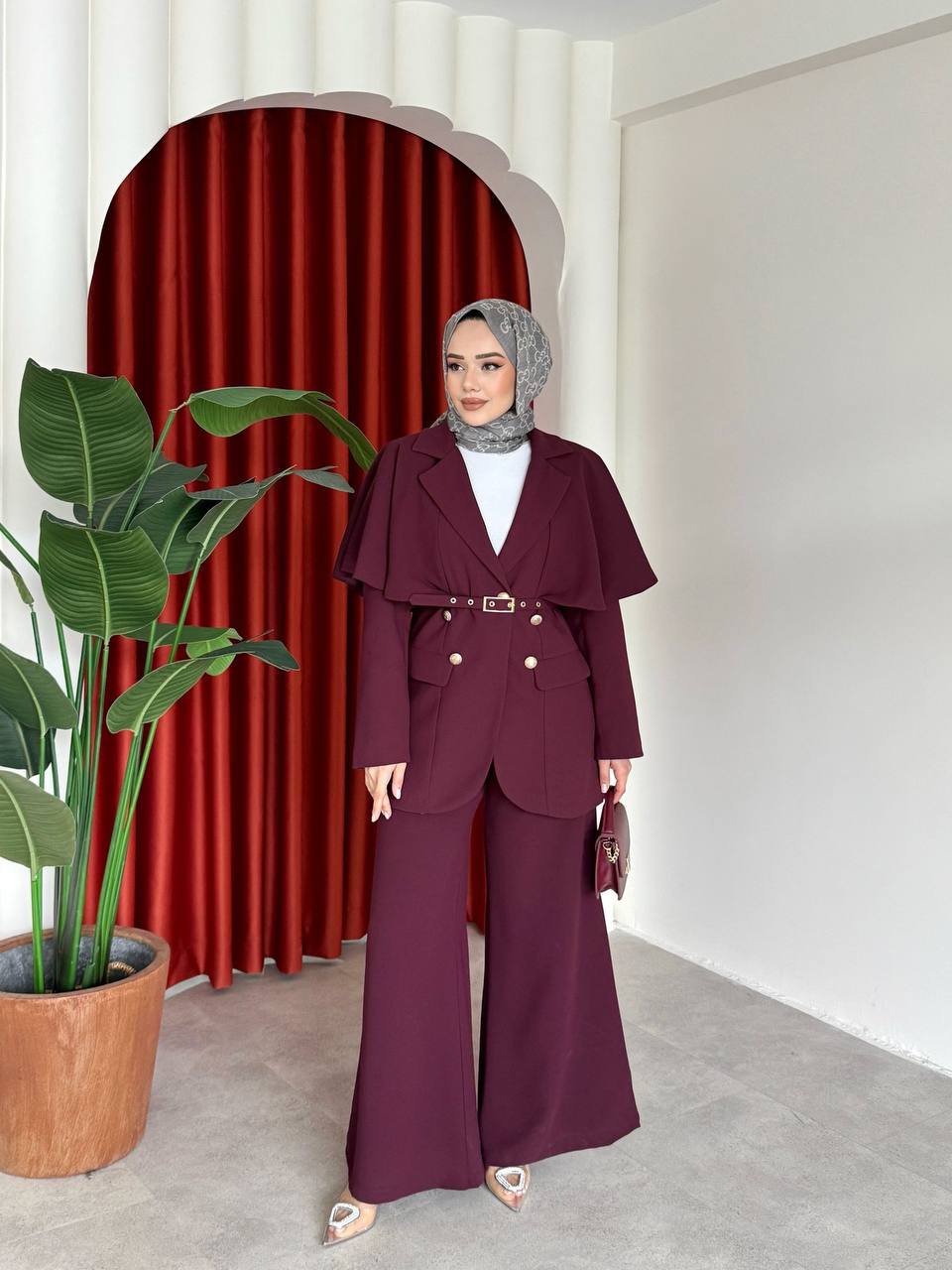 High - Quality Women's Hijab Set - Oubella Fashion