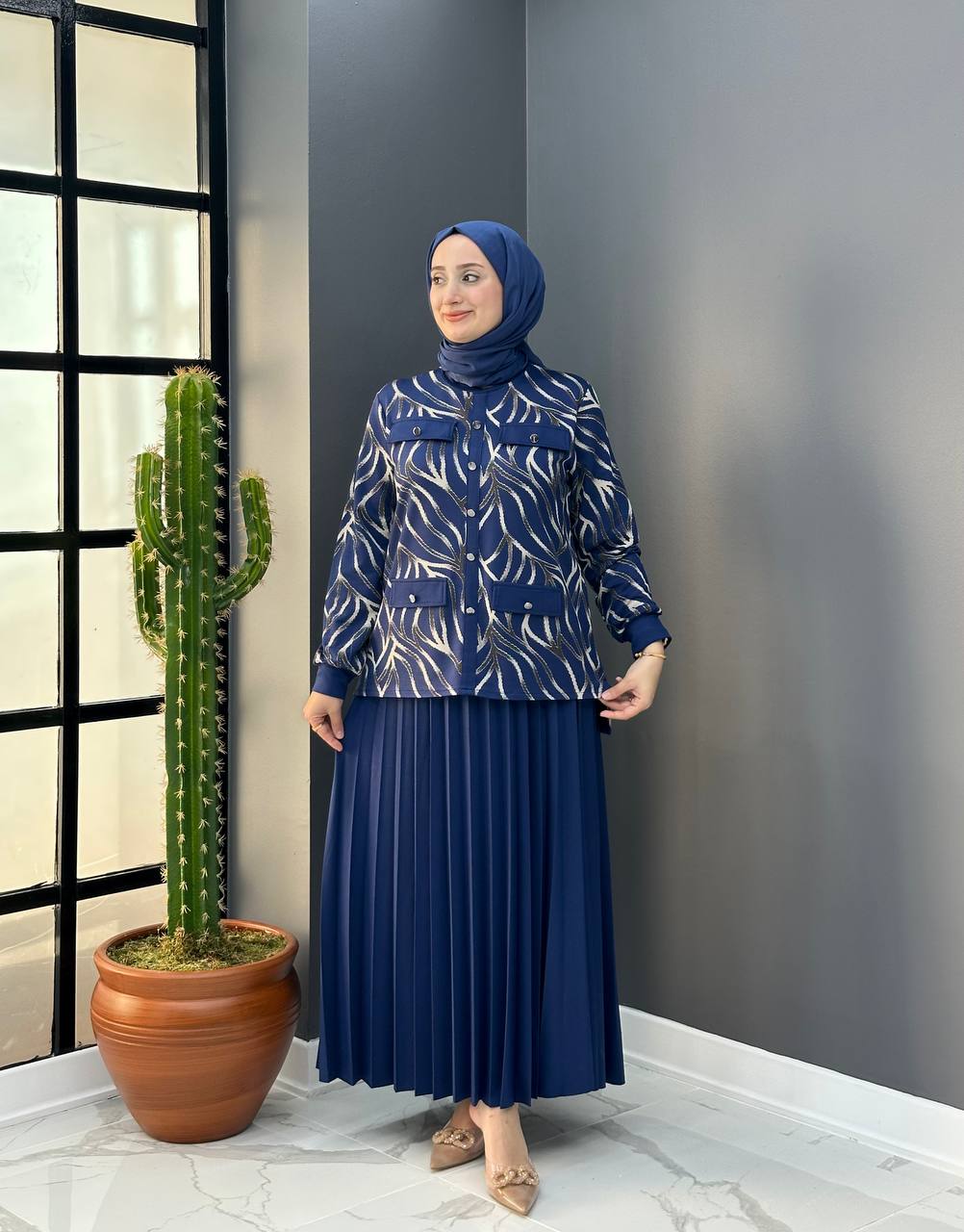 Grand Etekli Takım - Şahane Kristal Kumaş